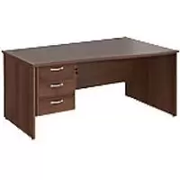 Dams International Wave Desk MP16WRP3W 1,600 x 725 x 800 - 990 mm