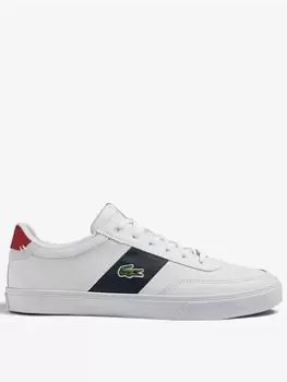 Lacoste Court Master Pro 1232 Trainer, White, Size 6, Men