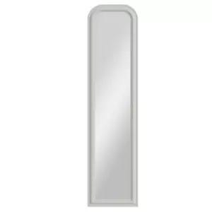 Arched Leaner Mirror White 40 x 2.5 x 160cm - White - Lewis's Home TJ Hughes