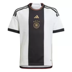 adidas Germany Home Shirt 2022/2023 Junior Boys - White