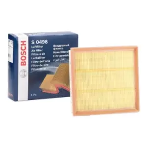 Bosch Air filter F 026 400 498 Engine air filter,Engine filter OPEL,VAUXHALL,Corsa E Schragheck (X15),Corsavan Mk IV (E) Kastenwagen (X15)