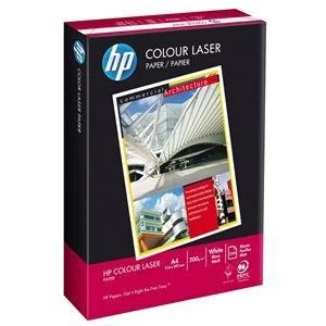 HP A4 Colour Laser Paper Smooth 200gsm 250 Sheets White