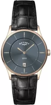 Rotary Watch Ultra Slim Gents - Grey