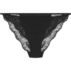 CALVIN KLEIN Lace Hipster Brief - Black