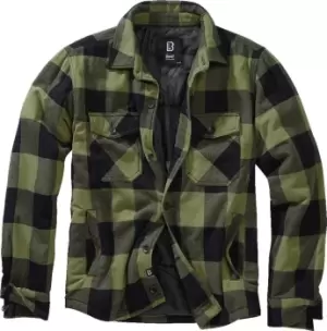 Brandit Lumber Jacket, black-green, Size S, black-green, Size S