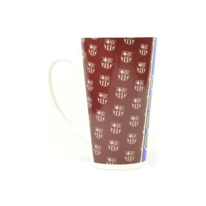 FC Barcelona Established Latte Crest Boxed Mug