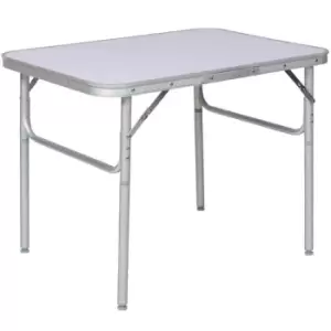 Tectake Camping Table Aluminium 75X55X68Cm Foldable