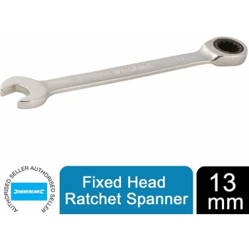 Silverline - Ratchet Spanner Fixed Head 13mm Tool 245073