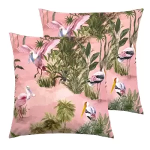 Platalea Outdoor Twin Pack Cushion Blush