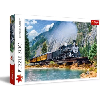 Mountain Train Jigsaw Puzzle - 500 Pieces