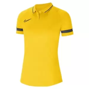 Nike Dri-Fit Academy Polo Shirt Womens - Yellow