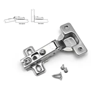 GTV Full Overlay Kitchen Cabinet Door Hinge 35mm with Screws, Pack of 30