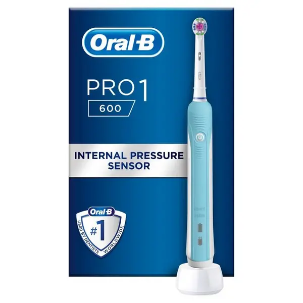 Oral B Pro 600 3D White and Clean Blue Electric Toothbrush