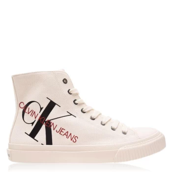 Calvin Klein Jeans Ianus Hi Top Trainers - White