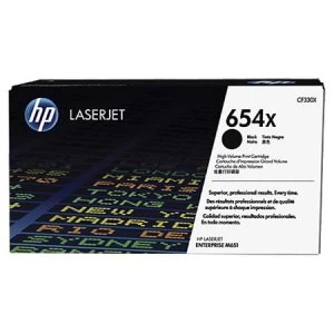 HP 654X Black Laser Toner Ink Cartridge