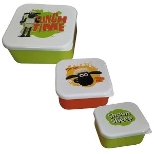 Shaun The Sheep Set of 3 Lunch Boxes