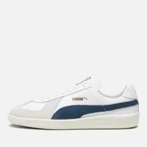 Puma Mens Army Trainers - Puma White/Warm White/Dark Night - UK 10