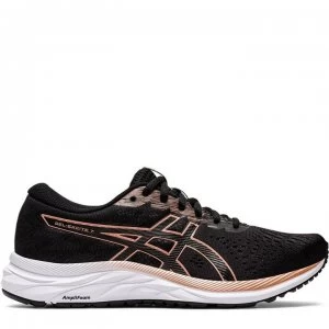 Asics Gel Excite 7 Ladies Running Shoes - Black/Rose Gold