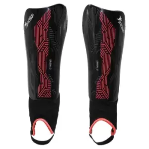 Precision Origin.0 Shin & Ankle Guards Black/Red Small