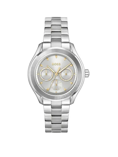 HUGO 1540168 Womens #Fast For Her Silver Dial / Stainless Watch