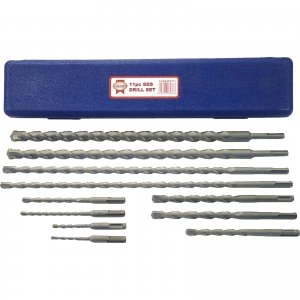 Faithfull 11 Piece SDS Plus Drill Bit Set