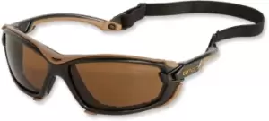 Carhartt Toccoa Safety Glasses, brown, brown, Size One Size