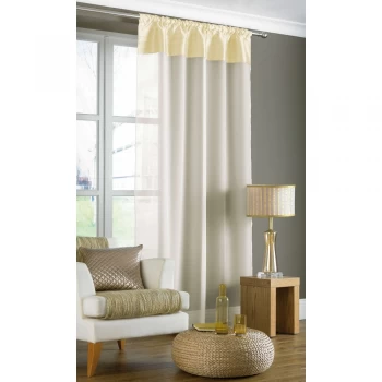 Opal Design Slot Top Voile Curtain Panels Size: 145x225cm - TJ Hughes