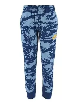 Nike Kids Boys AOP Club Camo Jogging Bottoms, Dark Blue, Size 4-5 Years