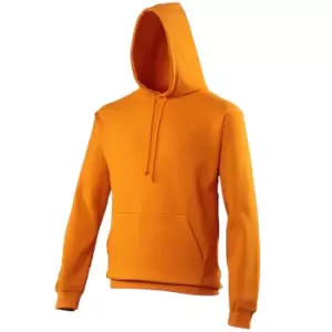 Awdis Unisex College Hooded Sweatshirt / Hoodie (XXL) (Orange Crush)