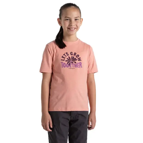 Craghoppers Girls Ellis Organic Short Sleeved T Shirt 13 years - Chest 32.5' (83cm)