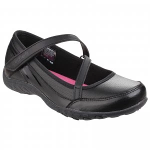 Skechers Girls Scholastic Superstar Shoe Black