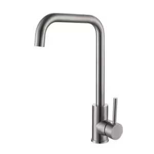 Reginox Brushed Nickel Single Lever Mono Kitchen Mixer Tap - Charente BN