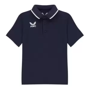 Castore Short Sleeve Media Polo Shirt Junior Boys - Blue