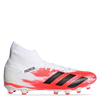 adidas Predator 20.3 Football Boots Multi Ground - White/Black