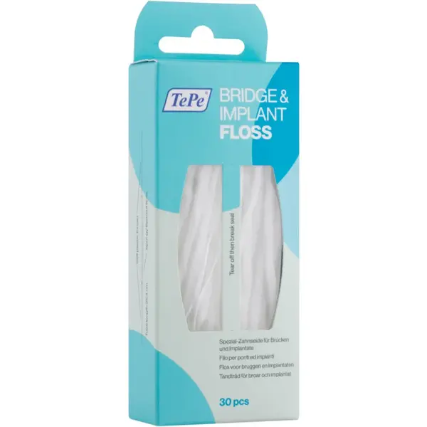 Tepe Bridge & Implant Dental Floss 30Pcs