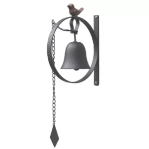 Wall Hanging Bell With Bird Design