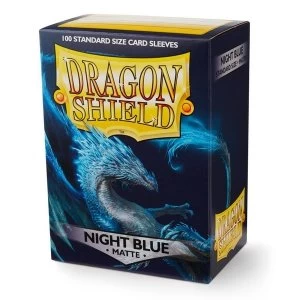 Dragon Shield Matte - Night Blue 100 Sleeves in Box - 10 Packs