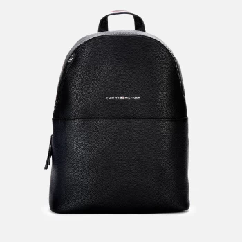 Tommy Hilfiger Mens Essential Pu Backpack - Black