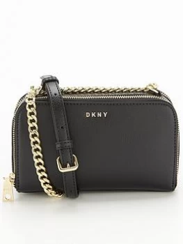 DKNY Felicia Camera Bag with Chain - Black/Gold, Women