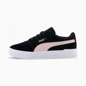 PUMA Carina Womens Trainers, Black/Rosewater Size 4 Shoes