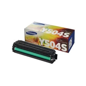 Samsung Toner cartridge Y504S CLT Y504SELS Original Yellow 1800 pages