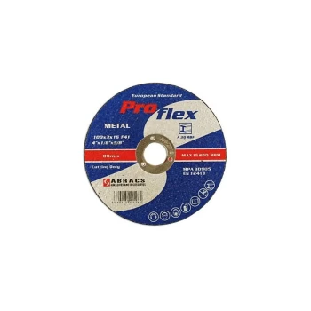 Cutting Discs - Flat - 115mm x 3.2mm - Box Qty 25 - 32059 - Abracs