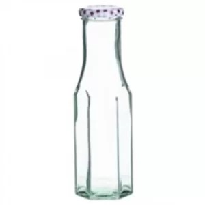 Kilner Red Hexagonal Twist Top Bottle 250ml