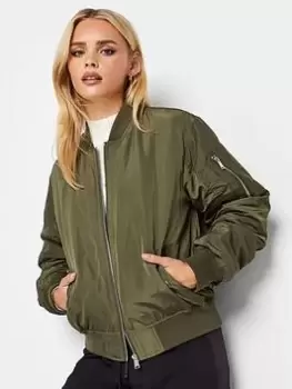 PixieGirl Petite Bomber Jacket, Green, Size 8, Women