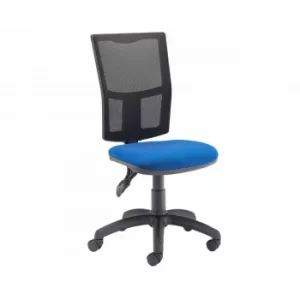 TC Office Calypso High Back Twin Lever Operator Chair with Mesh Back, Royal Blue