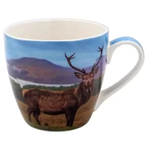 new wildlife stag breakfast mug