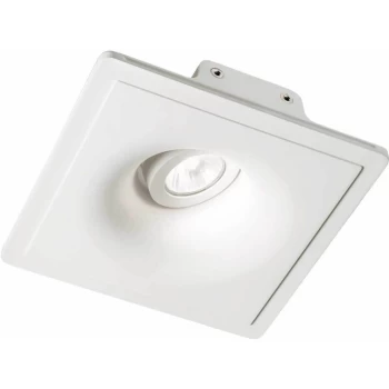 Ideal Lux Lighting - Ideal Lux Zephyr - 1 Light Recessed Spotlight White