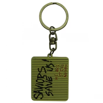 The Walking Dead - Keychain "Saviors save us"