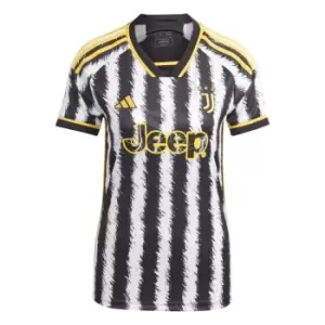 adidas Juventus Home Shirt 2023 2024 Womens - Black