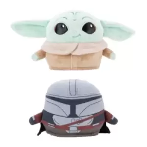 Reversible Grogu & Mandolorian Soft Toy for Merchandise